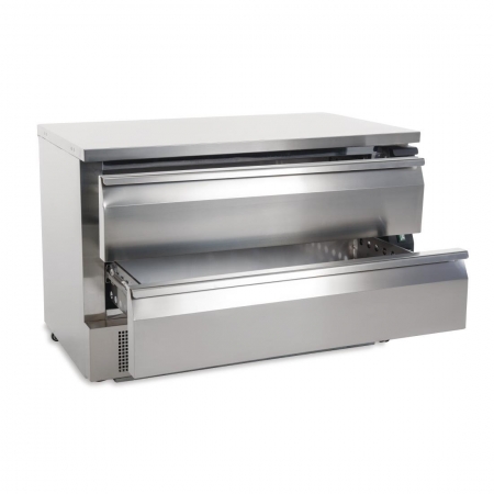 Polar U-Series Double Drawer Counter Fridge Freezer 6xgn